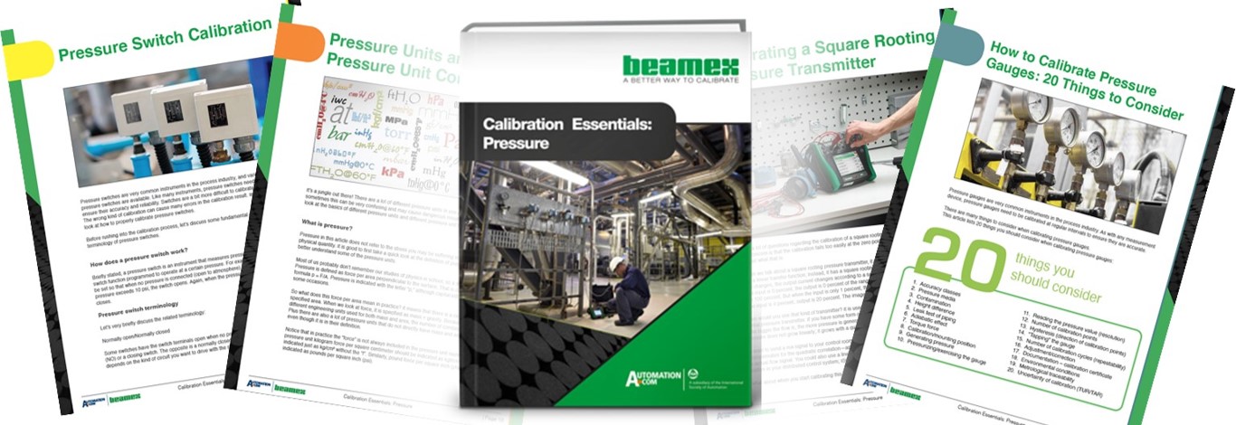 Beamex pressure ebook cover image