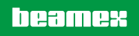 Beamex logo - white on green 200x53