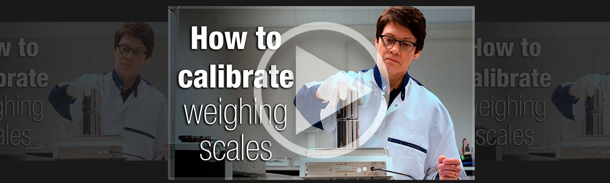 Scale calibration video -How to calibrate weighing scales - Beamex blog post