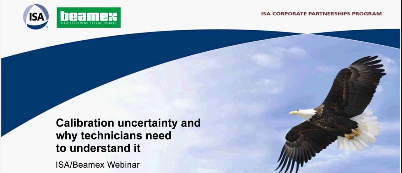 Calibration uncertainty and why technicians need to understand it - Beamex webinar